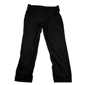 32 Degrees Heat Mens Black Elastic Back Casual Utility Pants Size L 2234